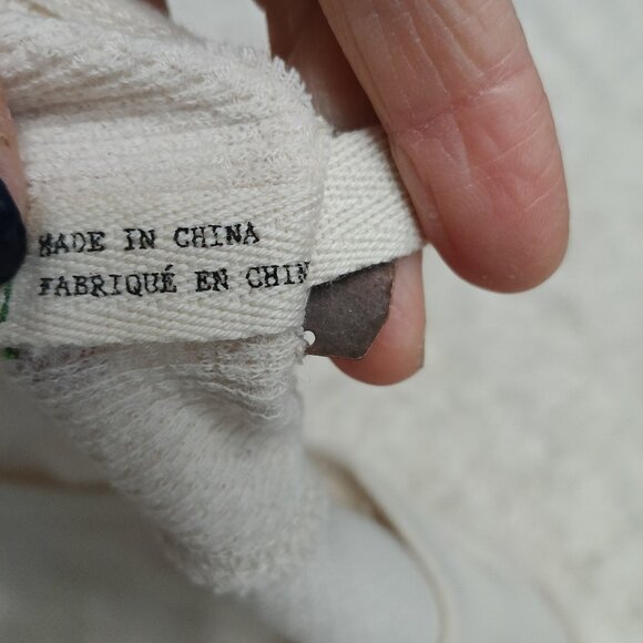 Free People We the Free Women Art School Cuff V-Neck Thermal Shirt Cream Size M - Picture 8 of 10